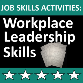 Preview of Job Skills Activities for Workplace Leadership Skills