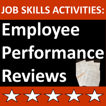 Preview of Job Skills Activities for Employee Performance Reviews and Appraisals