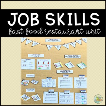 Preview of Job Skills Fast Food Restaurant Unit