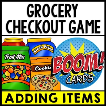 Preview of Job Skills - Grocery Store - Life Skills - BOOM CARDS - Vocational Skills