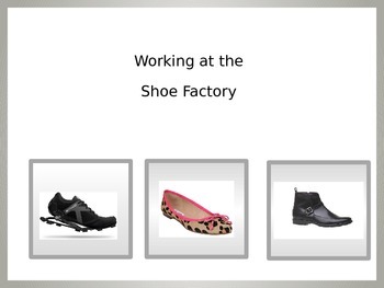 Preview of Job Skills - Shoe Factory