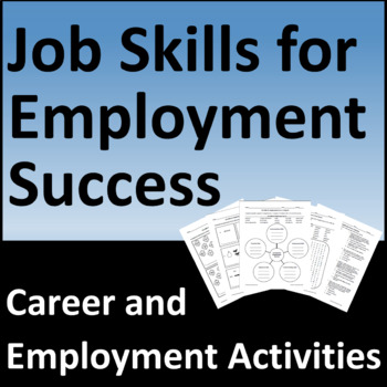 Preview of Job Skills for Employment Success Activities