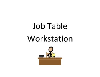 Preview of Job Table Workstation Label