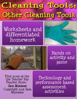 Preview of Job and Life Skills Lessons: Other Cleaning Tools Unit