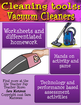 Preview of Job and Life Skills Lessons: Vacuum Cleaners Unit