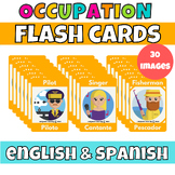 Job occupation Flashcards English and Spanish