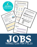 Jobs Bundle for Special Education Transition Portfolios (h