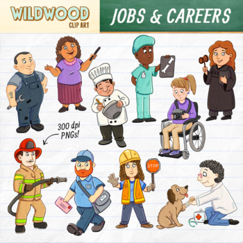 Preview of Jobs & Careers Clip Art Set