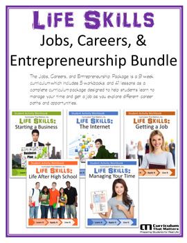Preview of Jobs, Careers, and Entrepreneurship Curriculum Bundle