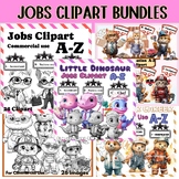 Jobs Clipart Bundles / Alphabet Occupations A-Z Clipart Bundle