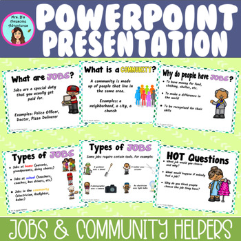 Preview of Jobs Community Helpers PowerPoint Presentation