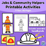 Jobs & Community Helpers - Preschool Printable Activities