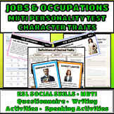 Jobs & Occupations | MBTI Personality Test | ESL Character