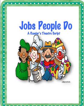 Preview of Jobs People Do Play Reader's Theatre Script (1st Grade)