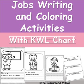 jobs and careers for kindergarten worksheets teaching resources tpt