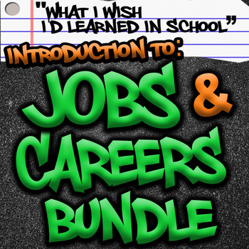 Preview of Jobs and Careers Intro Unit - Special Education High School (Print/Google)