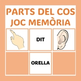 Joc de Memòria Parts del Cos (Une imatge i paraula)