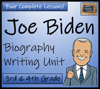 Preview of Joe Biden Biography Writing Activity | 3rd Grade & 4th Grade
