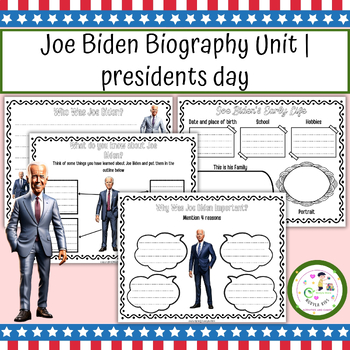 Preview of Joe Biden Biography Unit | presidents day