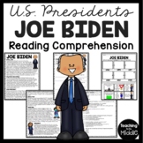 Joe Biden Informational Text Reading Comprehension Workshe