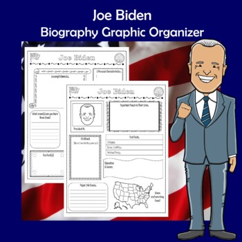 Preview of Joe Biden President Biography Research Graphic Organizer