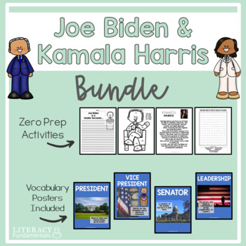 Preview of Joe Biden and Kamala Harris Activities Bundle