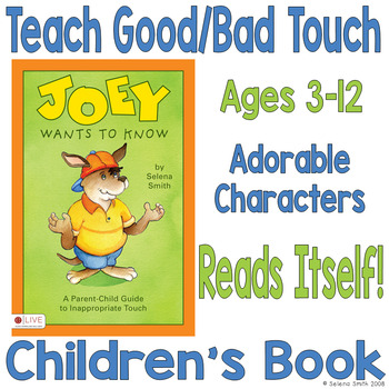 Preview of Inappropriate Touch Children's Book: Teach Good Touch Bad Touch