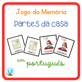 Jogo da memória sobre a CASA em Português - House in Portu