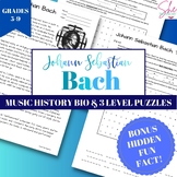 Johann Sebastian Bach - Composer Biography and Maze Code P