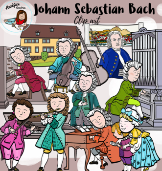 Preview of Johann Sebastian Bach clip art