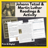 Johann Tetzel, Luther, & Indulgences Reading & Activity: P