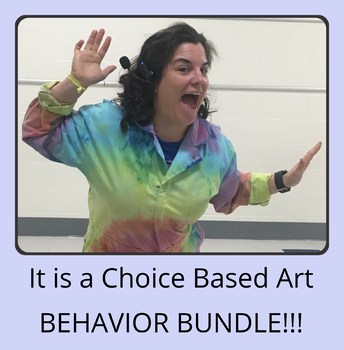 Preview of Johanna Russell's Choice Based Art Room Behavior Bundle! (Similar to TAB)