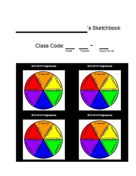 Preview of Johanna Russell's Choice Based (TAB) Art Sketchbook