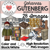 Johannes Gutenberg Clipart by Clipart That Cares