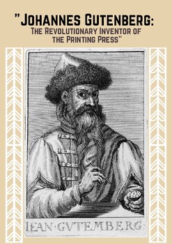 Preview of Johannes Gutenberg: The Revolutionary Inventor of the Printing Press.