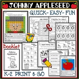 Johnny Appleseed K-2 :  Easy Print and Go 34 pages