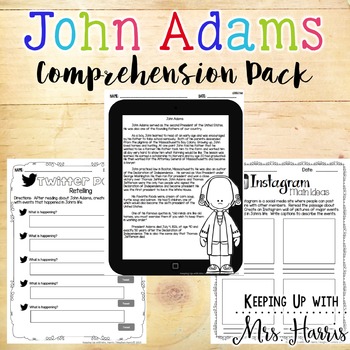 Preview of John Adams Comprehension