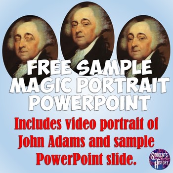 Preview of John Adams "Harry Potter Magical Portrait" Powerpoint