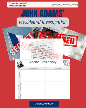 Preview of John Adams' Presidential Investigation