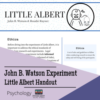 little albert case study strengths and weaknesses