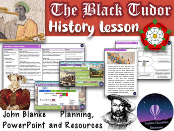 Preview of John Blanke, The Black Tudor - Outstanding History Lesson for Grades 6 - 8