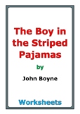 John Boyne "The Boy in the Striped Pajamas" worksheets