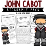 John Cabot Biography Unit Pack Research Project Famous Explorers