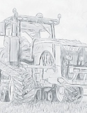 John Deere tractors coloring pages