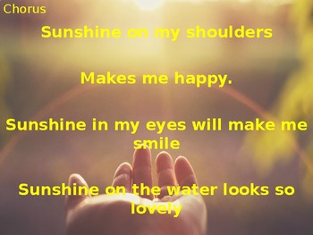 SUNSHINE ON MY SHOULDERS (TRADUÇÃO) - John Denver 