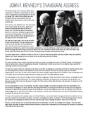 John F. Kennedy Inaugural Address Analysis