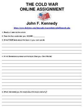 jfk internet assignment answers