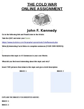 jfk internet assignment answers