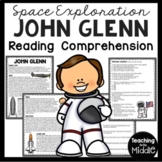 John Glenn Biography  Reading Comprehension Worksheet Spac