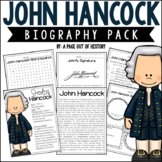 John Hancock Biography Unit Pack Research Project Revoluti